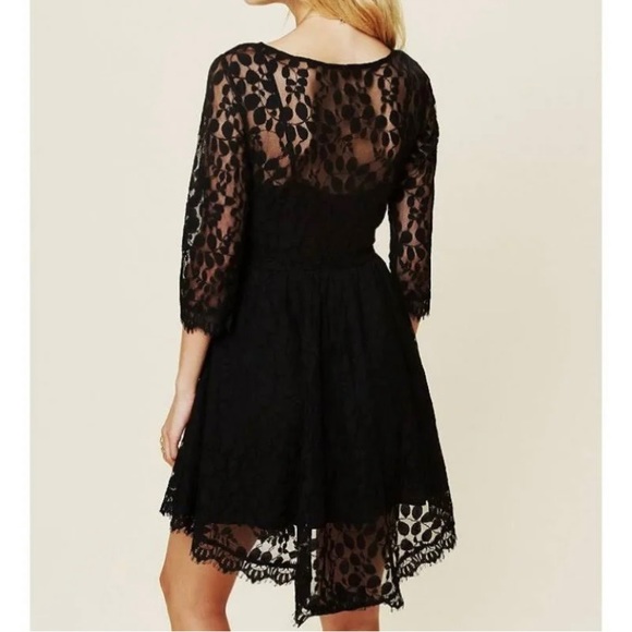 Free People Lace Mesh Dress - Picture 3 of 5